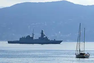 Carabiniere at La Spezia on 24 April 2015.