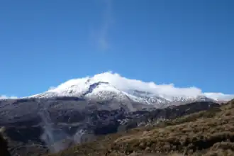 The Nevado del Ruiz in July 2007