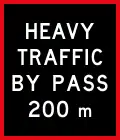 Heavy Vehicle By Pass Ahead