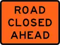 Road closed ahead