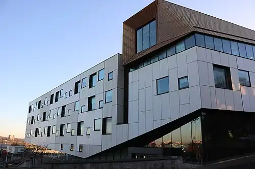 The Newcastle sixth form college building from outside