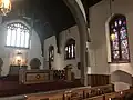 The sanctuary and chancel of the Newman Chapel today.