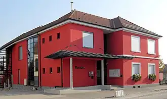 The town hall in Niffer