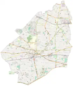 Hōya Station is located in Nishitōkyō city