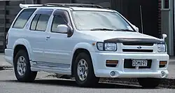 Nissan Terrano Regulus Starfire (JDM), fitted with a full Nismo bodykit