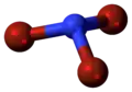 Nitrogen tribromide molecule