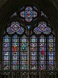 Stained-glass window, south arm of transept