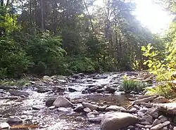 The North River crossing, near Camp Todd