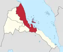 Northern Red Sea region in Eritrea