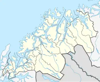 Tennevoll is located in Troms