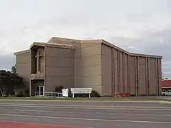 Cathedral of the Holy Cross, Geraldton. Completed 1964. Unorthodox star shaped plan.