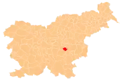 Location of the Municipality of Šentrupert in Slovenia
