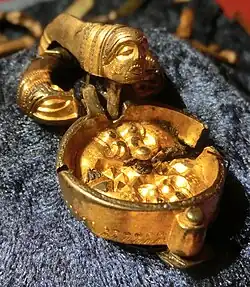 Amulets and fibula depicting Norse Gods (this one is Odin) from the Germanic Iron Age.