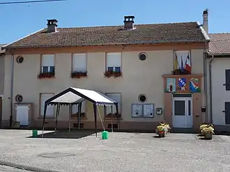 The town hall in Ogéviller