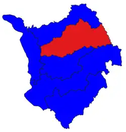 Location in Thayarwaddy district