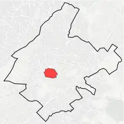 Location within Athens municipality