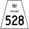 Highway 528 marker