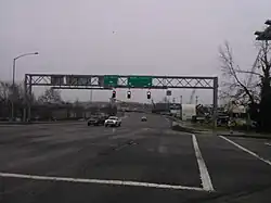 Eastern terminus of OR 120