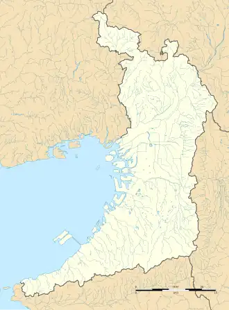 2020 Summer Olympics torch relay is located in Osaka Prefecture