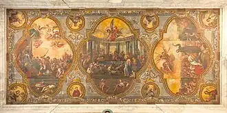 Frescoes on the crossing ceiling (18th c.)