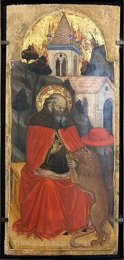 Ottaviano Nelli-Saint Jérôme et le lion (1415)