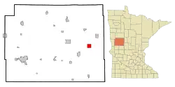Location of Deer Creek, Minnesota