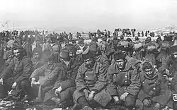 After the battle of Bizani the Greek Army captured ca. 8,600 POWs.