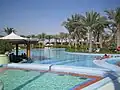 Outdoor swimming pool of Emirate Palace Hotel