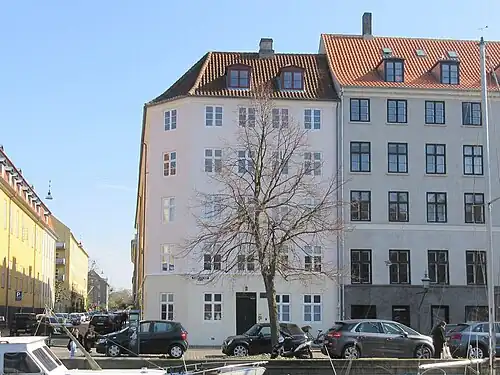 Overgaden Oven Vandet 67, viewed from across the canal