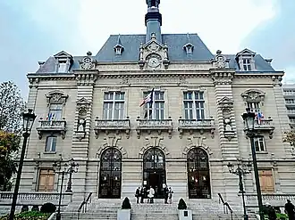 The Hôtel de Ville (town hall)