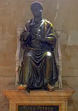 Saint Peter on his Throne, a copy of a work in the Vatican