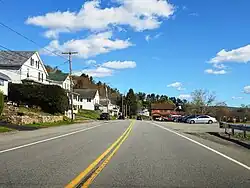 PA 171 southbound in Simpson