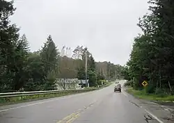 PA 8 northbound at Bogus Corners within Greene Township