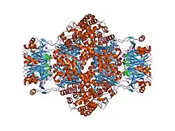 1is8: Crystal structure of rat GTPCHI/GFRP stimulatory complex plus Zn