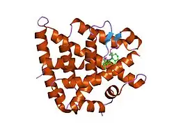 1mvc: Crystal structure of the human RXR alpha ligand binding domain bound to the synthetic agonist compound BMS 649 and a coactivator peptide