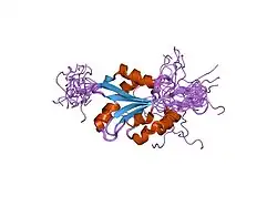 1udm: Solution structure of Coactosin-like protein (Cofilin family) from Mus Musculus