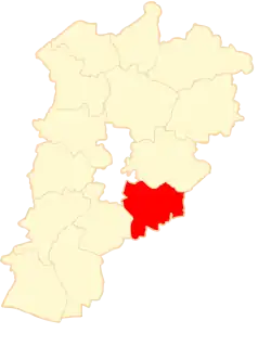 Location of Gmina Krzymów