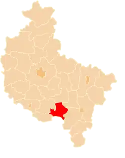 Location within the voivodeship
