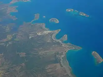 An aerial view of Païta