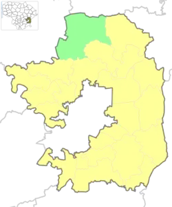 Location of Zujūnai Eldership