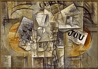 Pablo Picasso, 1912, Les oiseaux morts (Los pájaros muertos), oil on canvas, 46 x 65 cm, Museo Nacional Centro de Arte Reina Sofía