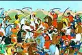 Painting of Sikhs in battle