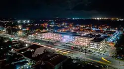 Panabo City downtown at night with its newest established LGU-owned Market Complex