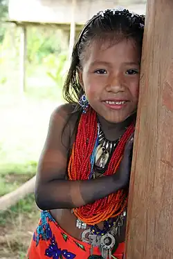 Image 10Embera girl, Darién Province, 2006 (from Indigenous peoples of Panama)