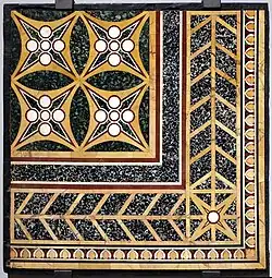 opus sectile from the triclinium (Antiquarium)