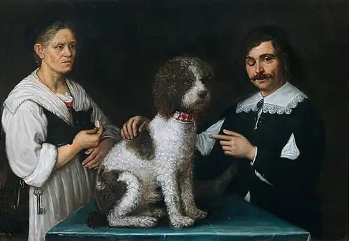 Paolo Antonio Barbieri, portrait of his sister and brother (before 1649)