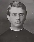 The young Ratti as a newly ordained priest.