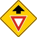 P-70 Yield sign ahead