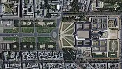 Aerial view of Les Invalides