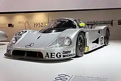 The 1989 C9 at the Paris Rétromobile show in 2012.